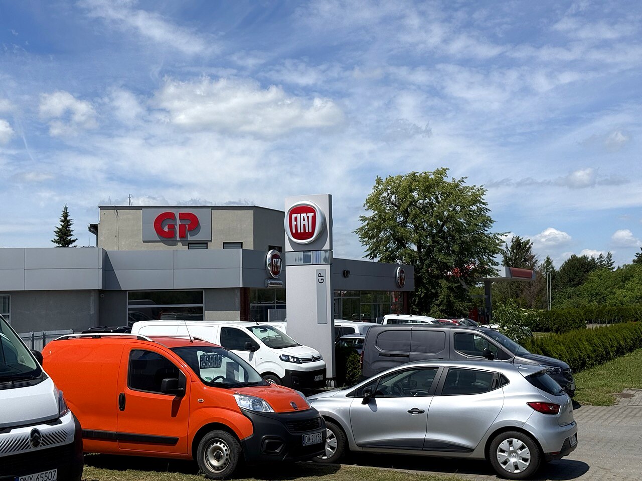 Pylon Fiat i salon GP